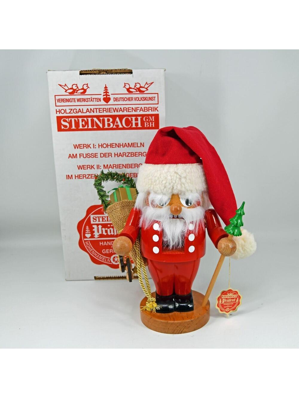 Steinbach Troll Santa 10” Nutcracker Original Box Tag Handcrafted Germany S1505